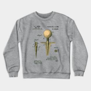 Golf Tee - Patent Design Crewneck Sweatshirt